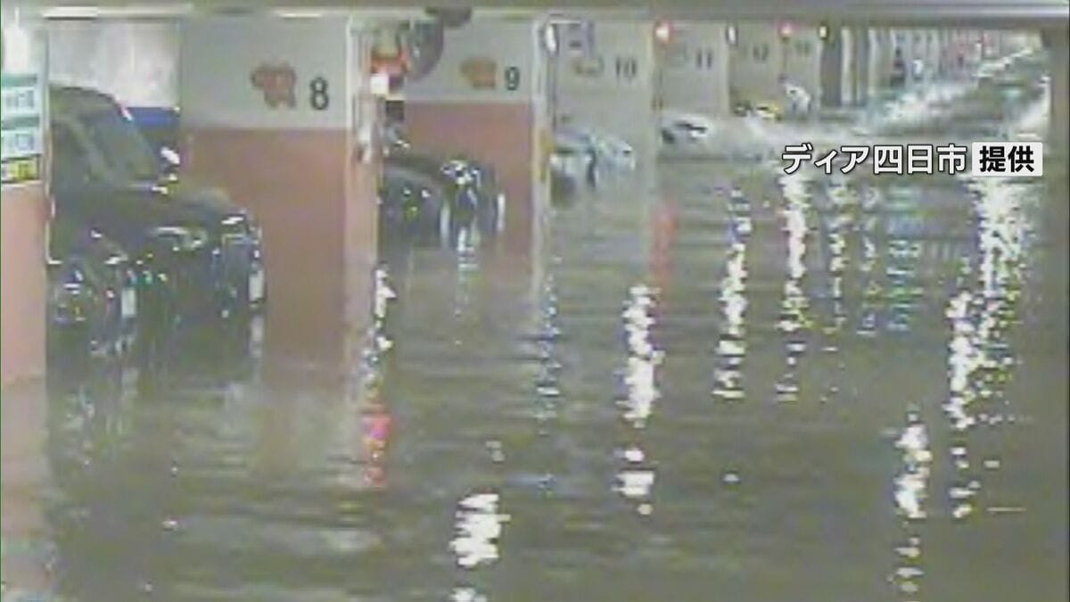 274台が浸水被害の地下駐車場 “記録雨”から約12分後に浸水始まっていた