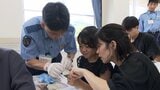 家族の前で指紋採取も　警察学校で初任科生の「授業参観」【岡山】|TBS NEWS DIG