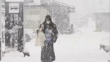 一晩で真っ白に…猪苗代町で9センチの積雪 強い冬型の気圧配置で会津