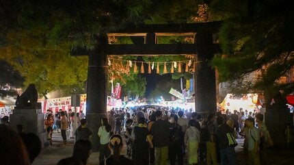 筥崎八幡宮 おはじき ほうじょうや （筥崎宮の放生会（福岡市