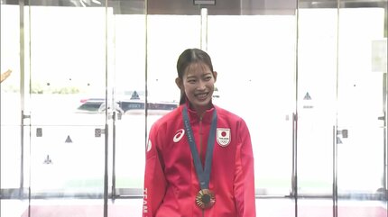 報告出来ることすごく嬉しく思います」 パリ五輪・銅メダル