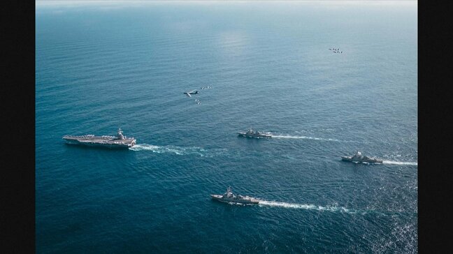 トランプ政権 中東に空母を追加派遣へ イランへの圧力強化で カリブ海で展開中の最新鋭の原子力空母を|TBS NEWS DIG