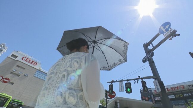 甲府の予想最高気温は30度の真夏日　小まめな水分補給や積極的な冷房の使用を|TBS NEWS DIG