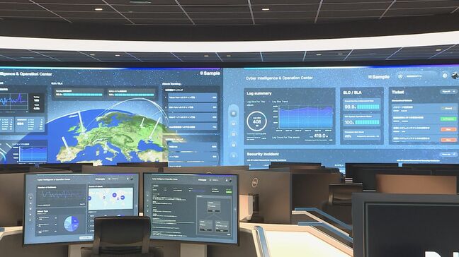 NECがサイバー攻撃対策の新施設を公開　独自AIで9割を自動化・KDDIとサイバーセキュリティで「純国産体制」協業へ|TBS NEWS DIG