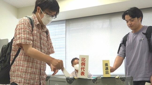 大分大学に期日前投票所　「授業の合間に来やすい」学生が一票投じる|TBS NEWS DIG