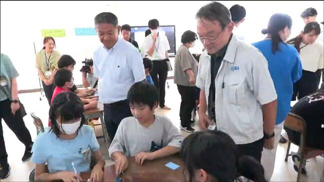 「宇宙でも植物は育つか」JAXA角田宇宙センターが公開授業 小中学校“宇宙教育プログラム”本格始動にむけ 宮城・角田市|TBS NEWS DIG