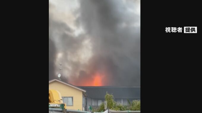 出火は工場内の電気系統トラブルか　石川県かほく市の火事|TBS NEWS DIG