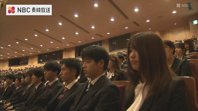 長崎大学入学式　理系の大学院「総合生産科学研究科」新設　|　長崎のニュース | 天気 | NBC長崎放送