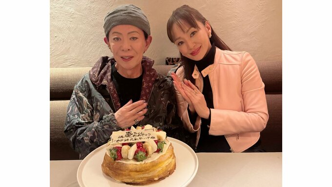 【 神田うの 】 「大切な憲ちゃん」　美川憲一の退院をお祝い　「こんな頼れないうのですが、いつでも寄り添いたい」|TBS NEWS DIG