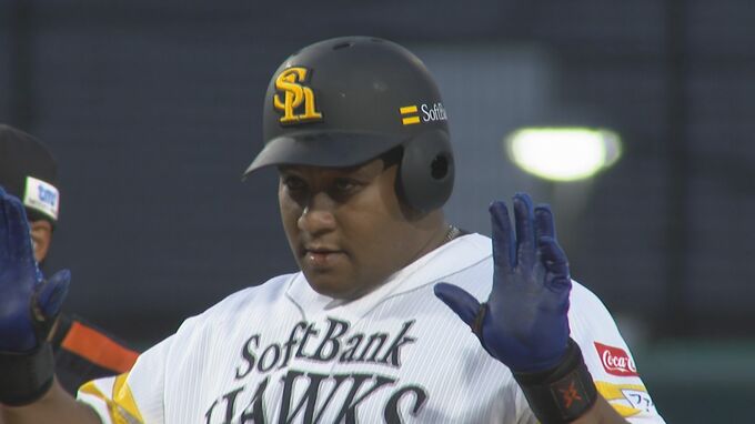 デスパイネが初実戦でパワー発揮！３軍戦でフェンス直撃の２ベース　|　福岡のニュース｜RKB NEWS｜RKB毎日放送