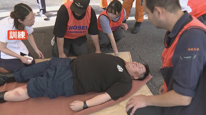 警視庁と大学や企業など連携し災害訓練　首都直下地震想定　「救助技術や防災知識を習得してもらいできるだけ被害を最小限に」|TBS NEWS DIG