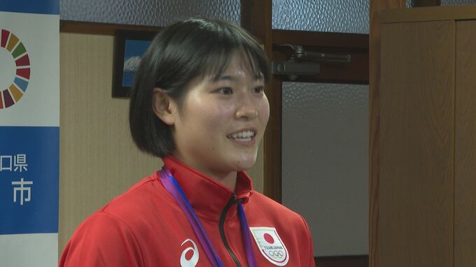 次は世界選手権優勝目指して！ 光出身の柔道・田中志歩選手　市長に喜びの報告|TBS NEWS DIG