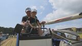 ウクライナから避難の家族 稲刈りを体験 大分・日出町 | 大分のニュース|OBS NEWS|大分放送