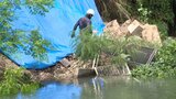 築100年以上の石垣 大雨で崩れる 13日未明にかけて非常に激しい雨のおそれ | 福岡のニュース|RKB NEWS|RKB毎日放送