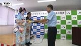 高速道路の交通安全を! "東北ハイウェイ・セーフティ作戦" の出発式 "やまがた舞子" が一日高速道路交通警察隊長に!(山形) | 山形のニュース│TUYテレビユー山形