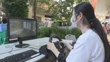 シミュレーターで自分の運転のクセを知る　交通安全フェスティバル　山梨・中央市|TBS NEWS DIG