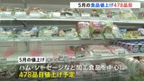 5月も食品478品目で値上げ 加工食品中心に　10月までの値上げ予定は去年1年間を上回る累計1万4409品目に|TBS NEWS DIG