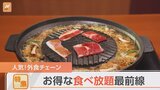 焼肉にしゃぶしゃぶ、寿司に天ぷら、さらにあっつあつの小籠包が食べられる新業態も!人気チェーンの食べ放題!|TBS NEWS DIG