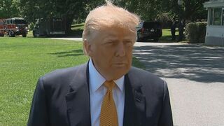 トランプ大統領がアメリカを出発「会談を楽しみにしている」14日に北京で習近平国家主席と首脳会談へ| TBS CROSS DIG with Bloomberg