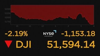 NY株価急落1100ドルの大幅値下がり 中東情勢緊迫や金利上昇受け売り注文に拍車| TBS CROSS DIG with Bloomberg