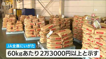 経営持続のための水準」60kg当たりの『仮渡し金』目標2万8000円以上と