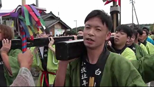 2024年は豪雨で中止 2年ぶりの「お熊甲祭」では地面スレスレの「島田くずし」で最高潮の盛り上がりに 石川・七尾市中島町|TBS NEWS DIG