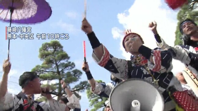 藤崎八旛宮例大祭 飾馬の飾卸　まだ秋の訪れ感じられず「馬の暑さ対策を第一に」|TBS NEWS DIG