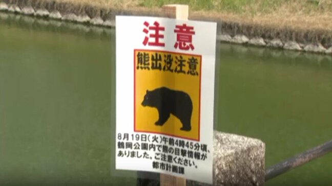 鶴岡市の市民農園でクマによる食害を確認　市街地のクマとの関連は不明も注意を呼びかけ（山形）|TBS NEWS DIG