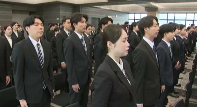 「先輩に憧れ抱き入社を決意…」「自分にしかできないことを…」197人入社の長野・上田市のルートイングループで「入社式」…社長「厳しい時代だからこそ、たくましい社会人に成長できる」と激励|TBS NEWS DIG