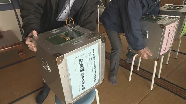 外だと寒い…移動式投票所にも影響　投票箱は“公民館の中”へ　福島【衆議院選挙2026】|TBS NEWS DIG