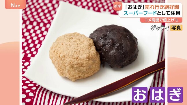 お彼岸を直撃！コメ高騰でおはぎが値上げ…でも予約は好調！スーパーフードとしても注目、世界陸上出場のあの選手も…|TBS NEWS DIG