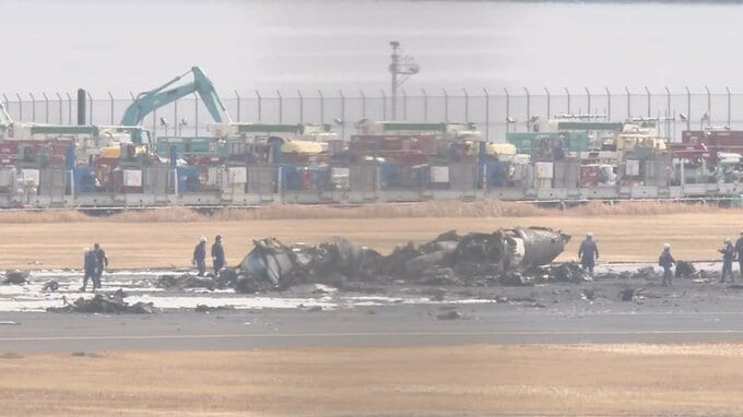 羽田の管制官 日本航空機には着陸許可 海保には滑走路手前までの進む指示|TBS NEWS DIG