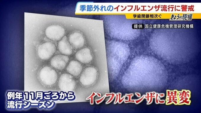 【速報】奈良市の小学校で18人がインフルエンザ　今季初の集団発生事例で学級閉鎖　沖縄や京都、福岡などで９月すでに流行期|TBS NEWS DIG
