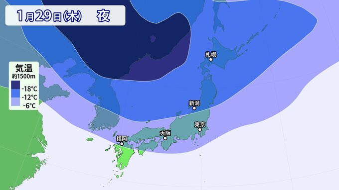 「今季最長寒波」の後も再び「顕著な低温」に　28～29日頃から　北陸・近畿・東海地方　気象庁発表|TBS NEWS DIG