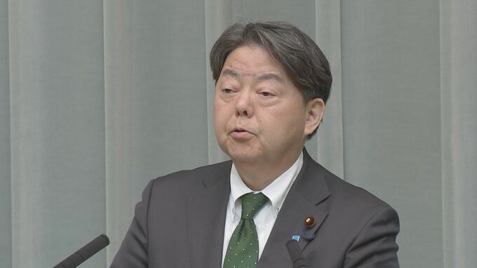林官房長官「懸念を中国側に伝達した」　中国軍が台湾周辺で軍事演習を実施