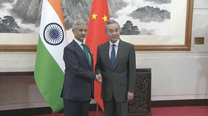 中国の王毅外相とインドの外相が会談　関係改善進める方針を確認|TBS NEWS DIG