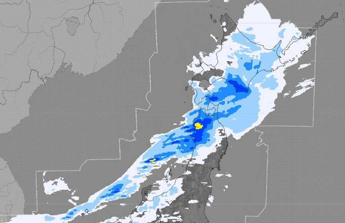 【気象情報】東北日本海側 25日昼前から大雨に注意・警戒　低い土地の浸水や土砂災害、竜巻・落雷などの危険性高まる【雨と風のシミュレーション】　|　富山のニュース｜天気・防災｜チューリップテレビ