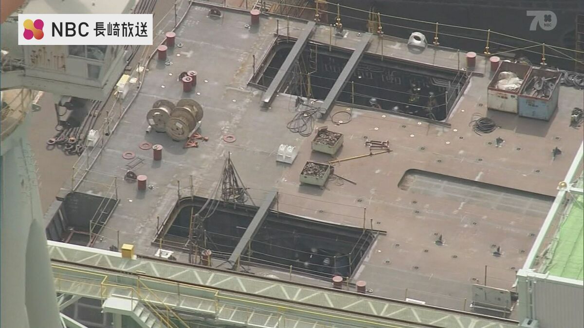 艦艇を製造するブロックで爆発 男性作業員（54）死亡 考えられる原因は