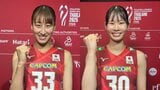 秋本美空「自分たちで立て直して、勝てたのが良かった」北窓絢音「すごく緊張しちゃって」初の世界バレーで躍動|TBS NEWS DIG