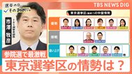 【参議院選挙】最激戦の東京選挙区&nbsp;7議席に32候補　最新情勢は？都議選後から流れ変化か【選挙の日、そのまえに】|TBS NEWS DIG