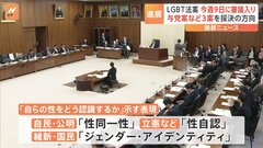 LGBT法案、9日に衆院で審議入りへ 「自らの性をどう認識するか」与野党から3つの案| TBS CROSS DIG with Bloomberg