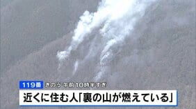 大阪・能勢町で山林火災 約10万平方メートル焼ける　70代男性が軽傷|TBS NEWS DIG