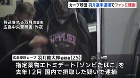 「皆様に多大なご心配とご迷惑を」広島東洋カープ　ファンに陳謝　羽月隆太郎容疑者「ゾンビたばこ」使用した疑いで逮捕|TBS NEWS DIG