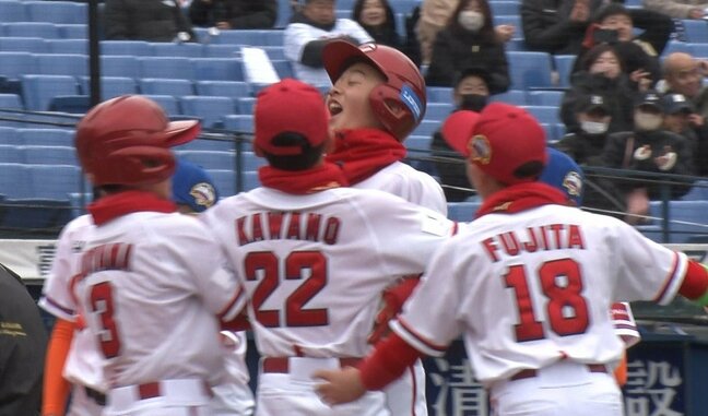 【カープジュニア】延長タイブレークを制しサヨナラ勝利！/グループリーグ２連勝！|TBS NEWS DIG