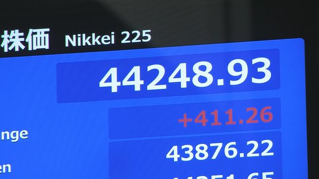 【速報】日経平均株価再び取引中の最高値更新 2日ぶりの更新|TBS NEWS DIG