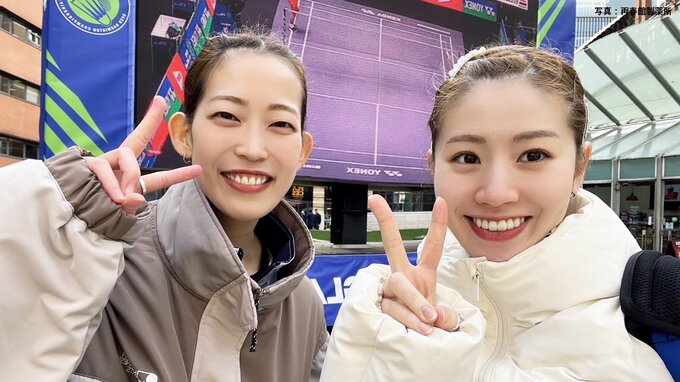 バドミントン志田＆松山ペア 危なげなく1回戦突破 タイペアにストレート勝ち【全英OP】|TBS NEWS DIG