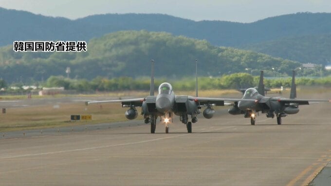 米韓軍が北朝鮮に対抗し精密爆撃訓練|TBS NEWS DIG