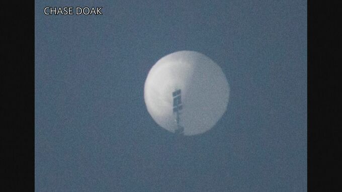 アメリカ上空に中国からとみられる偵察気球　中国共産党系メディアが否定|TBS NEWS DIG