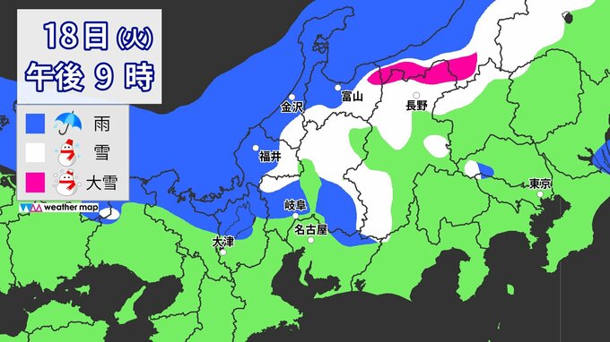 高速道路｢冬用タイヤの装着」呼びかけ あすにかけて雪予想 中央道・東海北陸道・長野道など一部区間【降雪予想詳しく】　|　名古屋・愛知・岐阜・三重のニュース【CBC news】 | CBC web