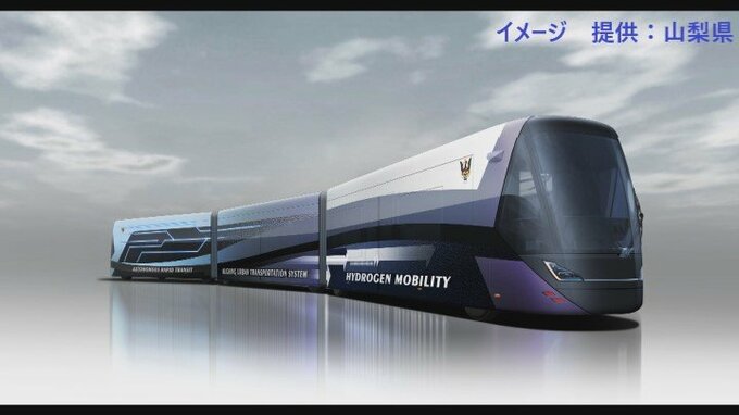 「富士トラム」とは　レールはなくゴムタイヤで走行　山梨県が新たな提案　|　山梨のニュース | ＵＴＹテレビ山梨